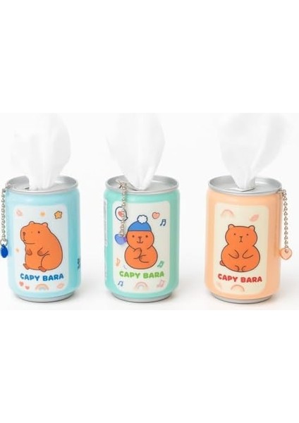 Üçlü Karışık Renk Tasarımlı Taşınabilir Mendil Kutusu – Sevimli Konserve Kutusu Tasarım, Çantada Taşınabilir, Hijyenik ve Pratik Kullanım modelleri