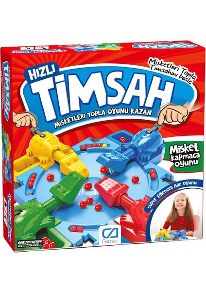 Hızlı Timsah Misket Kapmaca Oyunu