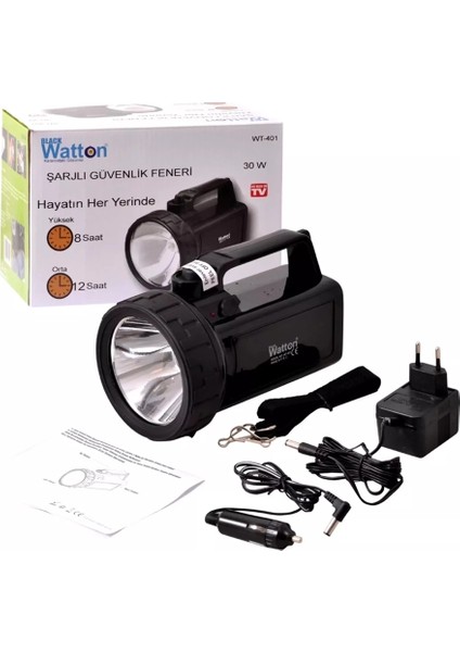 Güvenlik Feneri 30 W Kuvvetinde WT-401 indirimleri