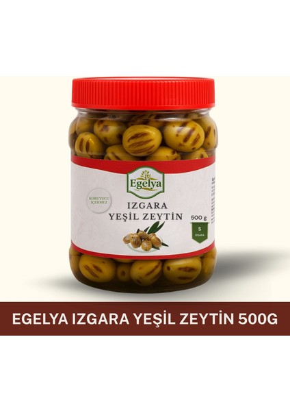 Izgara Yeşil Zeytin 500 G | Doğal, Köz Aromalı, Katkısız Lezzet modelleri