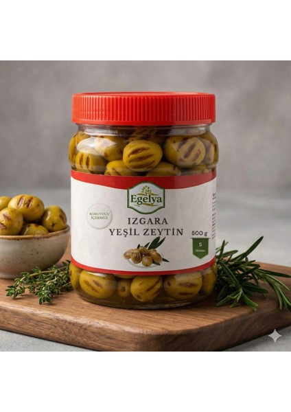 Izgara Yeşil Zeytin 500 G | Doğal, Köz Aromalı, Katkısız Lezzet indirimleri