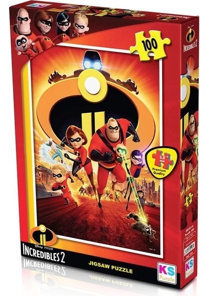 100 Parça Incredibles 2 Puzzle fiyatları