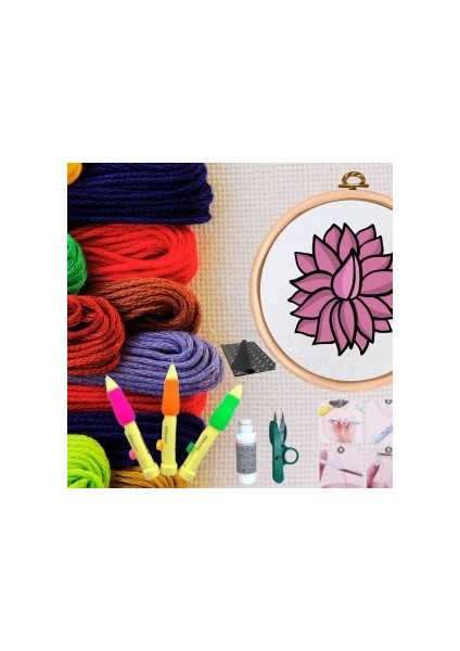 Punch Seti Nakış Seti Kasnaklı Kendin Yap Seti Seri 37