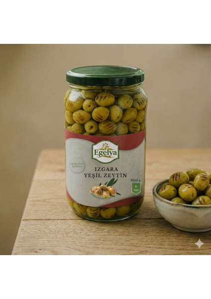 Izgara Yeşil Zeytin 1 kg – Doğal, Katkısız, Koruyucusuz fiyatları