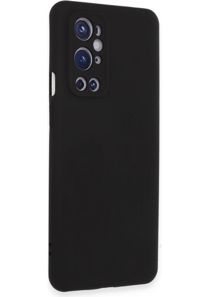 One Plus 9 Pro Kılıf Nano Içi Kadife Silikon - SIYAH-(5796) - ME001W-5195D2