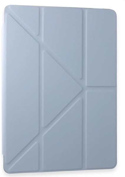 Samsung Galaxy Tab A9 Kılıf Kalemlikli Mars Tablet Kılıfı - MAVI-(5796) - ME001W-515VM3