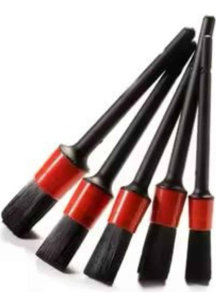 5 Adet Oto Detaylı Temizleyici Araç Içi Temizlik Fırça Seti Koltuk Döşeme Ka - BI001V-4YYCF fiyatları