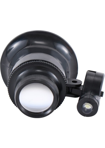 20X Büyütmeli Saat Takı Onarım Için Cam Lensli Optik Işıklı Göz Büyüteç MG13B-9A
