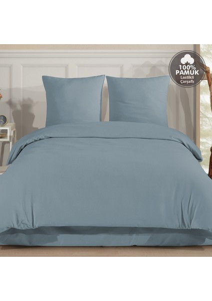 Plain %100 Pamuk Flanel Tek Kişilik Lastikli Çarşaflı Nevresim Takımı fiyatları
