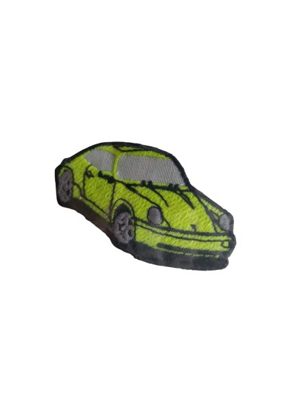 Aplike Ütü Ile Yapışan Araba Yeşil Arma 3x4 cm