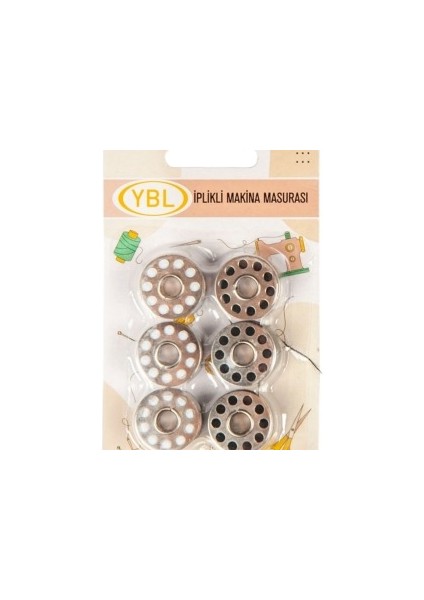 Makine Masurası Iplikli Siyah-Beyaz 6'lı