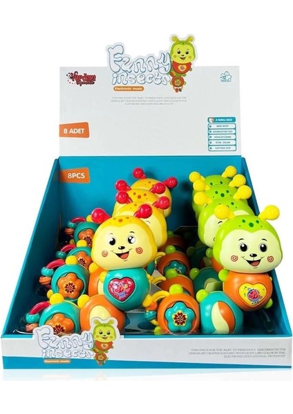 JLG-855-142A Işıklı ve Müzikli Tırtıl Bebek -Vrd fiyatları