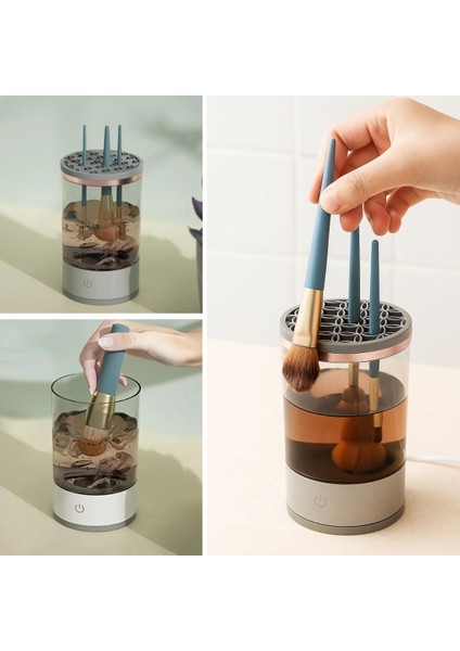 Buffer® USB Şarjlı Makyaj Fırçası Temizleyici Aparat Hızlı Kurutmalı, Çok Yönlü Fırça modelleri