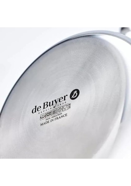 De Buyer 3746.20 Kapaklı Kulplu Tencere, Paslanmaz Çelik, Gümüş, 27,9 x 20,1 x 10,9 cm fiyatları