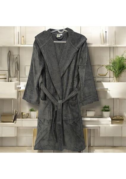 Kadife Kapüşonlu Bornoz %100 Pamuk fiyatları