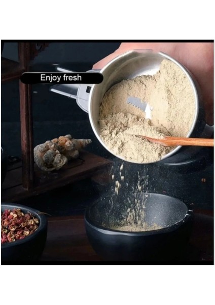 Elektrikli Kahve Keten Tohumu Baharat Öğütücü 2 Bıçak 150W fırsatları