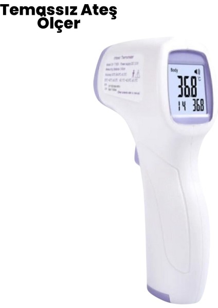 LCD Ekran Temassız Ateş Ölçer