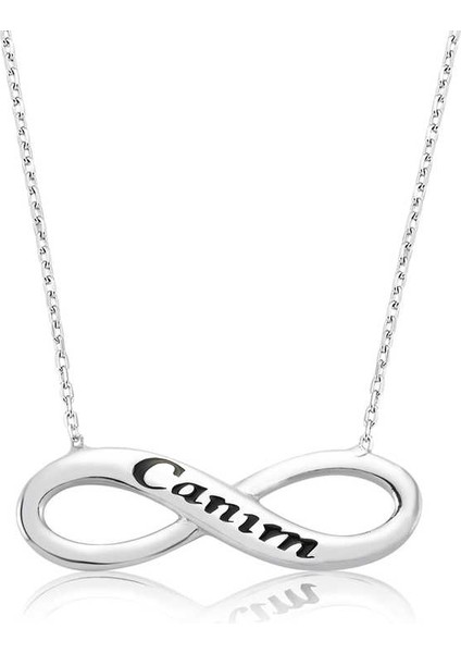 925 Ayar Gümüş Canım Sonsuzluk Kadın Gümüş Kolye PT2610278 (972972)