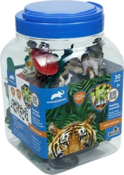 Bfs SH-D6601-1 2 3 4 30 Parça Hayvan Seti 2 Vahşi - 2 Çiftlik - Vardem Oyuncak