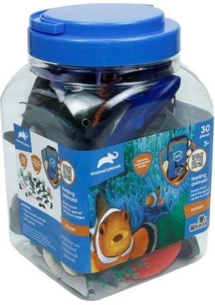 Bfs SH-D6601-1 2 3 4 30 Parça Hayvan Seti 2 Vahşi - 2 Çiftlik - Vardem Oyuncak indirimleri