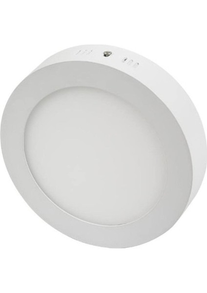 30W Damla Yuvarlak Sıva Üstü LED Panel Armatür CT-5273 - Beyaz Işık Plastik Kasa