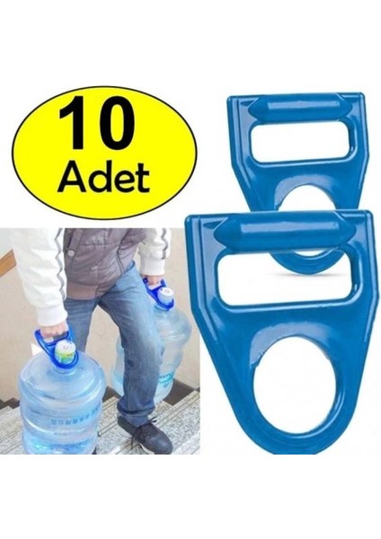 Kırılmaz Sert Plastik Damacana Taşıyıcı Kulp - Sağlam ve Damacana Taşıma Aparatı 10 Adet