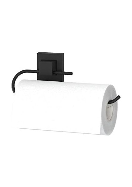 11.EF.240.02 Delme Vida Matkap Yok Easyfıx Yapıskanlı Kağıt Havluluk Mat Siyah, Siyah, Small fiyatları