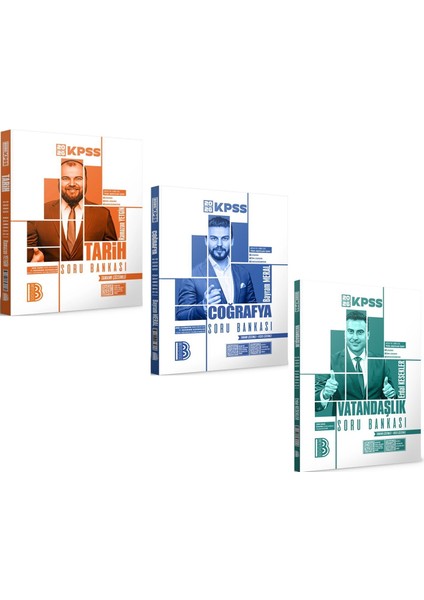 Benim Hocam 2026 Kpss Tarih Coğrafya ve Vatandaşlık Soru Bankası Seti 3 Kitap