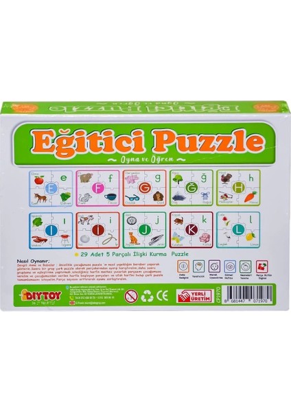 7197 Çark Puzzle Alfabe -Oyna Öğren - Dıytoy fiyatları
