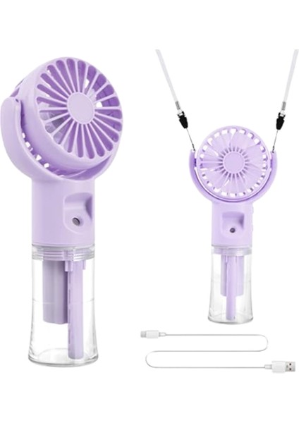 Mini Masaüstü ve El Tipi Buğu Fanı – Su Depolu Şarj Edilebilir Nemlendirici ? - ME001W-51V4H indirimleri