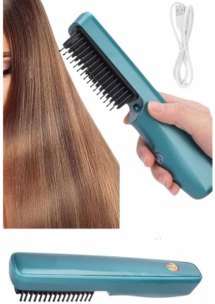 Sıkı Dişli Fön Tarak Iyon Özelliği Saç Düzleştirici Tarak - ME001W-51VGR9 modelleri