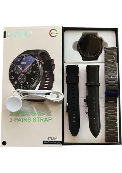 Akıllı Saat Yeni Nesil Üç Kordonlu Nabız Ölçer Çağrı Cevaplama - ME001W-51M3X3 modelleri