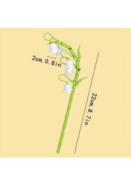 1 Adet Florist Çiçek Yapı Blokları, Vazoluk Çiçek, Çiçek Dekor, Oyuncak Yapı Blokları (Random)