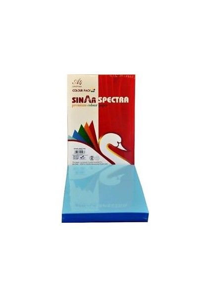Sınar Spectra Adagio Renkli Kağıt 160 Mavi A4 80 gr
