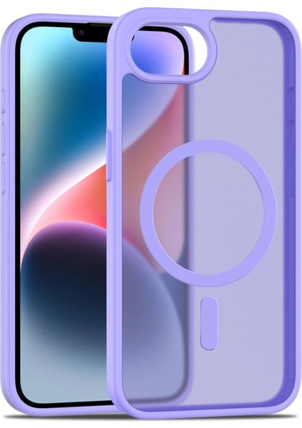 iPhone 16E Jota Magsafe Kapak - Lila