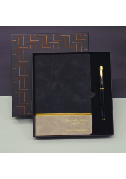 Öğretmenler Günü Hediyesi - Defter - Kalem Seti