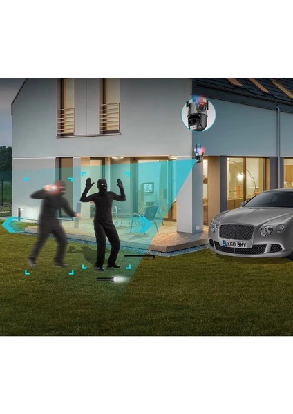 Çakarlı Çift Lensli Dış Mekan Güvenlik Kamerası fırsatları