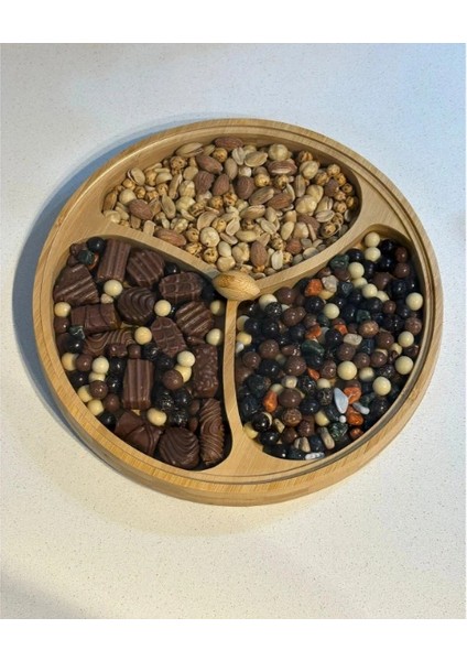 Kapaklı 3 Bölmeli Çerezlik