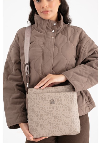 Benetton Kadın Çapraz Çanta Taş-Kahve BNT1643