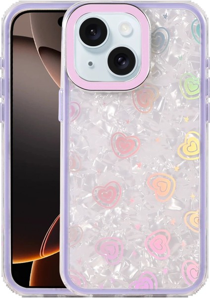 Apple iPhone 15 Lumi Desenli Kapak - MOR-(5796) - BI001V-4YGG12