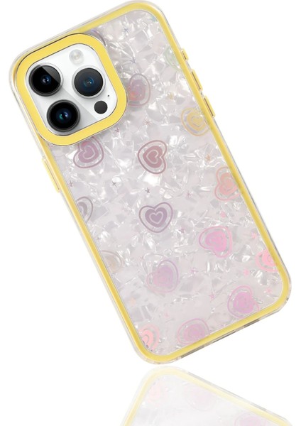 Apple iPhone 15 Pro Lumi Desenli Kapak - SARI-(5796) - BI001V-4YGGF6 fırsatları