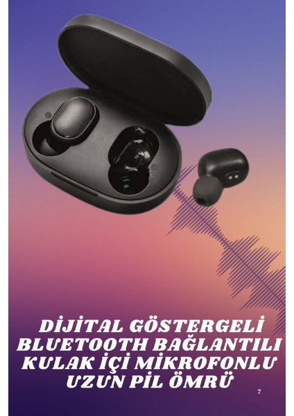 Kablosuz Kulak Içi Bluetooth Kulaklık Stereo Dokunmatik Kontrollü Kulaklık - BI001V-4YYD06 fiyatları