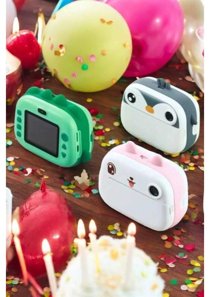 Çocuklar Için Fotoğraf Makinesi Anlık Baskı Makinesi Hd Görüntü Kalitesi - BI001V-4Z2158 fırsatları