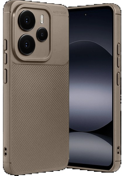 Xiaomi Note 14 5g Auto Focus Karbon Kapak - KAHVERENGI-(5796) - BI001V-4YGAI3 modelleri