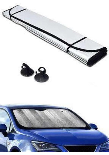 Güneşlik Koruyucu Perde Metalize Oto Araç Araba Güneşliği Ön Cam Güneşliği - BI001V-4YUKZ modelleri