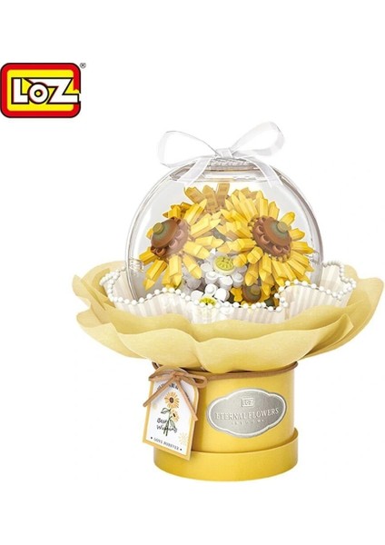 LZ-1299 Loz Ledli Ayçiçeği Buketi 510 Parça Block Oyuncak fiyatları