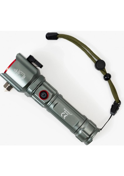 Gold Police GP-218 Acil Durum El Feneri Güçlü Tg LED 3000 Lümen fırsatları