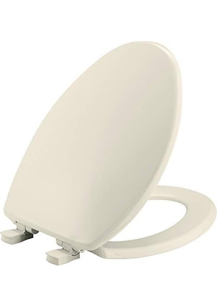 7300SLEC 346 Klozet Kapağı Yavaş Kapanır ve Kolay Temizlenir, Bisküvi/keten Için 1 Paket Uzatılmış modelleri