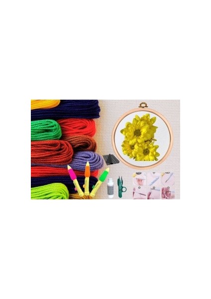 Punch Seti Nakış Seti Kasnaklı Kendin Yap Seti Seri 97