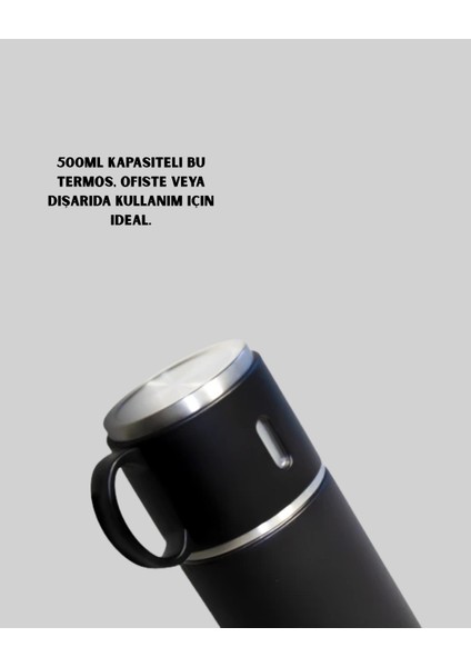 304 Çelik Termos Seti | 2 Bardaklı, 500 Ml, Uzun Süre Isı Koruma fırsatları